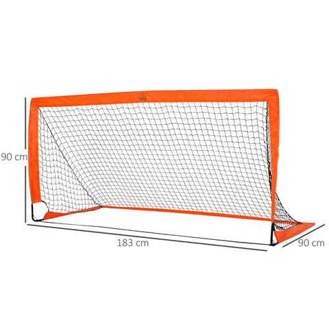 Rootz Football Goal Set - Soccer Net - Portable Goal - Interactive - Lightweight - 183cm x 90cm x 90cm