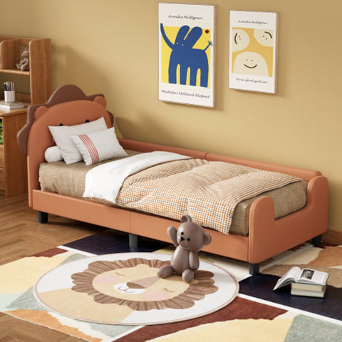 Rootz Lion-Shaped Children's Bed - Kids' Bed - Toddler Bed - Stimulates Imagination - 214cm x 109cm x 95cm