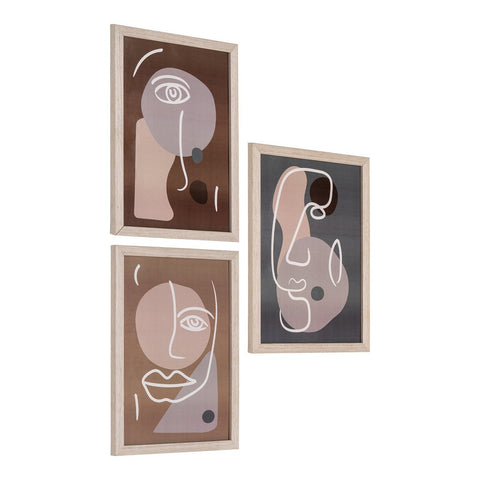 Rootz Madison Frame Set - Picture Frames - Decorative Frames - Enhances Decor - 21cm x 1.5cm x 30cm