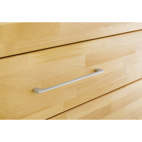 Rootz Nursery 'Natura' 3 Piece Set - Baby Furniture - Nursery Set - Solid Beechwood - Cot 144x77x80cm, Unit 140x78x101cm, Wardrobe 141x63x182cm