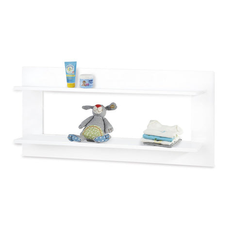 Rootz Nursery Starter Set - Kids Bedroom Furniture Set - Child Room Set - High Quality Conversion - Bed 147x82x175cm, Unit 115x78x105cm, Shelf 100x18x40cm