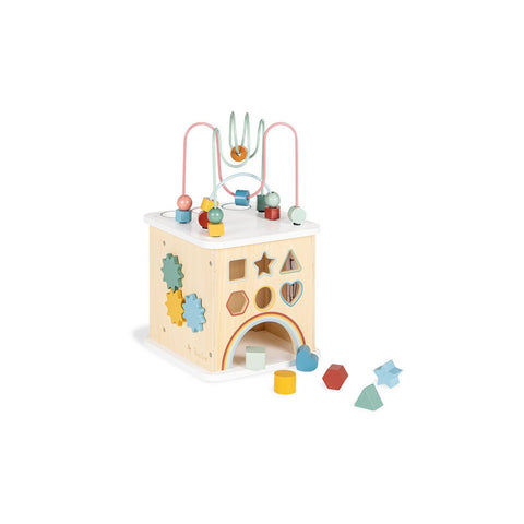 Rootz Sanna Motoric Cube - Activity Cube - Educational Toy - Develops Fine Motor Skills - 25cm x 25cm x 45cm