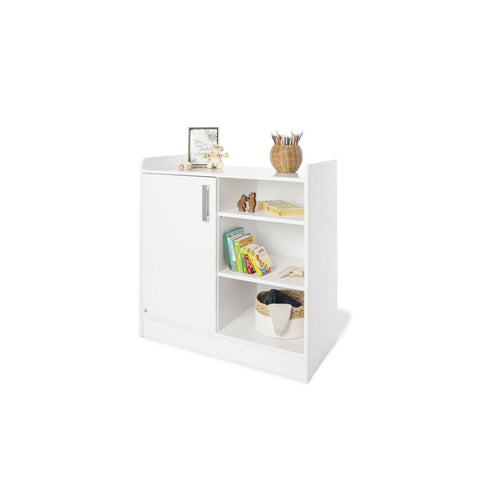 Rootz Nursery Viktoria 3-Piece Set - Baby Room Set - Infant Bedroom Set - Convertible Cot Bed & Storage - 144cm x 76cm x 83cm