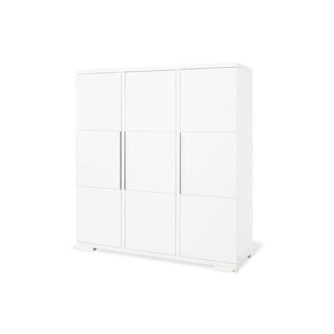 Rootz Nursery Set - Cot Bed - Changing Unit - Wardrobe - Convertible & Spacious - 148x76x82cm, 100x78x98cm, 167x57x182cm