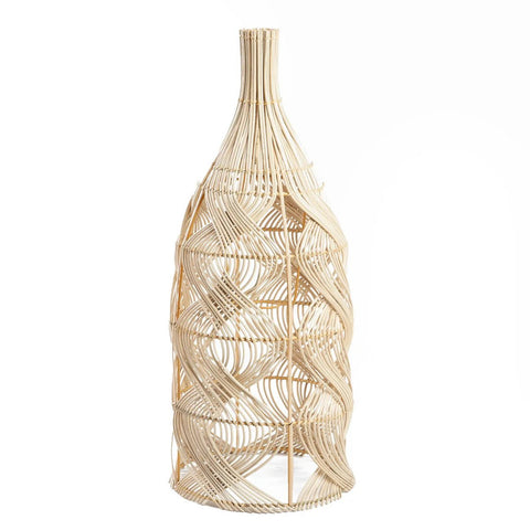 Rootz Garaffa Pendant Lamp - Versatile Light - Rattan Lighting - Natural Decor - 30cm x 70cm x 30cm