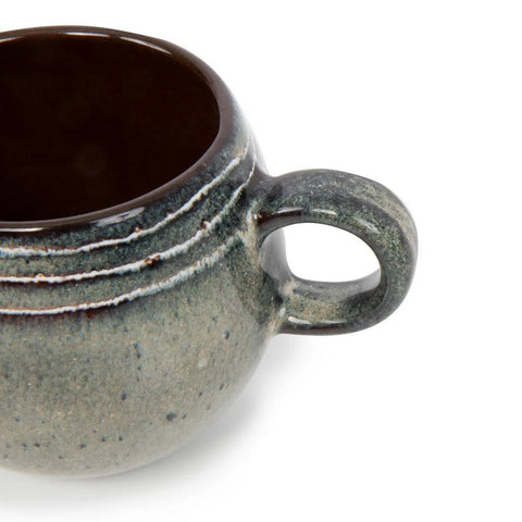 Rootz The Comporta Mug Set of 6 - Ceramic Mugs - Stoneware Cups - Chip-Proof - 8.5cm x 8cm x 8.5cm