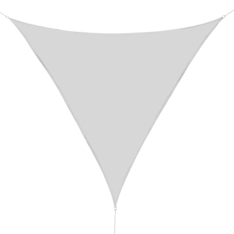 Rootz Large Triangular Shade Sail - Canopy - Sun Shelter - UV Protection - 6 x 6 x 6 m