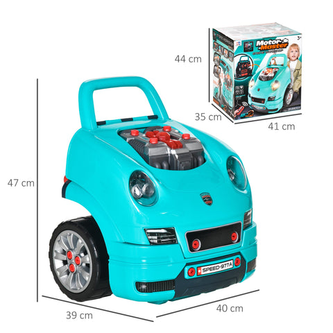 Rootz 2 in 1 Children's Mechanic Craft Set - Imagination Game - DIY Toy Set - 61 Pieces - Boosts Creativity - 40cm x 39cm x 47cm
