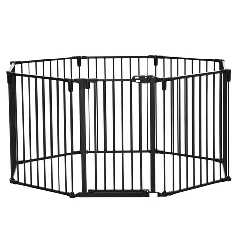 Rootz Pet Barrier Safety Fence - Dog Enclosure - Modular Park - No Drilling Required - 482.5cm x 76cm