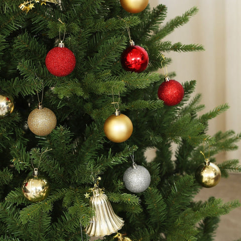 Rootz Lifelike Christmas Tree - Festive Tree - Artificial Tree - Flame-Retardant Branches - 105cm x 180cm