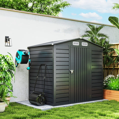 Rootz Steel Lawn Roller - Garden Roller - Soil Compactor - Ergonomic Design - 50L x 32W x 108H cm