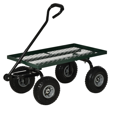 Rootz Garden Cart - Transport Cart - Hand Truck - 150kg Capacity - Foam Handle - 94L x 48.5W x 100H cm