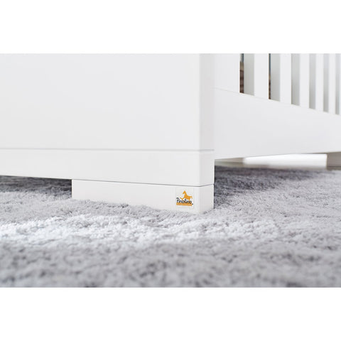 Rootz Polar Starter Set - Cot Bed - Crib - Convertible - 148cm x 76cm x 82cm & Changing Unit - Nursery Table - Dresser - 140cm x 78cm x 98cm