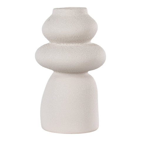 Rootz Stoneware Vase - Modern Sculpture - Decorative Piece - Adds Sculptural Interest - Ø14.5x26.5 cm