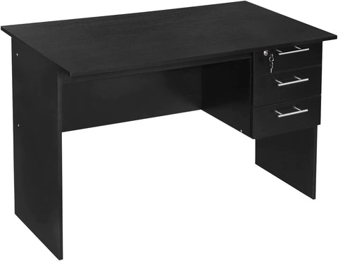 Rootz Office Desk - Modern Workstation - Computer Table - Ample Storage - Scratch-Resistant - Water-Repellent - 120cm x 59cm x 75cm