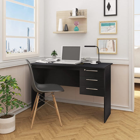 Rootz Office Desk - Modern Workstation - Computer Table - Ample Storage - Scratch-Resistant - Water-Repellent - 120cm x 59cm x 75cm
