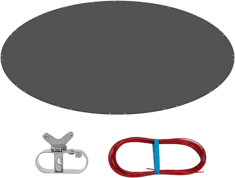 Rootz Ultimate Pool Cover - Protective Cover - Durable Tarp - Easy Installation - Tear-Resistant - Blocks Sunlight - Debris Barrier - Multiple Sizes 305cm to 610cm