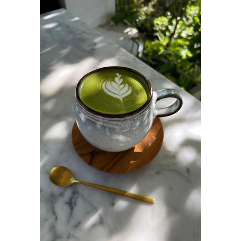 Rootz Set of 6 Comporta Mugs - Chip-Proof Cups - Crackle Finish - Strong and Durable - 10.5cm x 9.5cm x 10.5cm