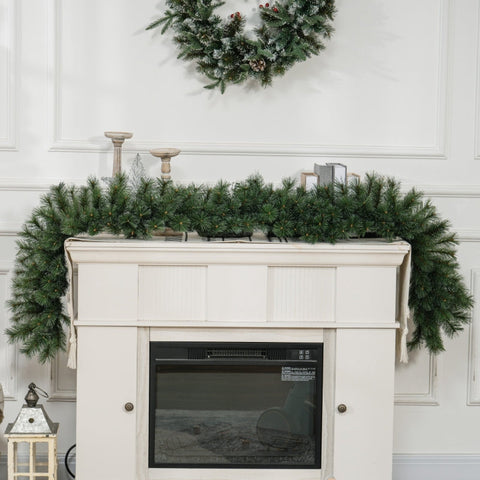 Rootz Christmas Garland - Artificial Pine - Festive Decor - Flame Retardant - 1.8m x 30cm x 30cm