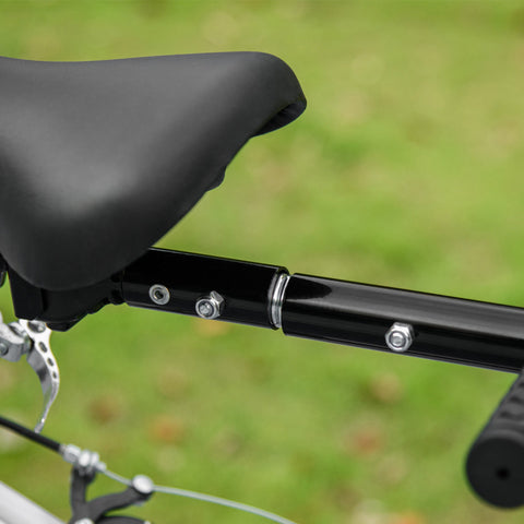 Rootz Bicycle Trailer Transport Trailer - Universal Bike Cart - Easy Assembly - 70L Capacity - 144L x 59W x 80H cm
