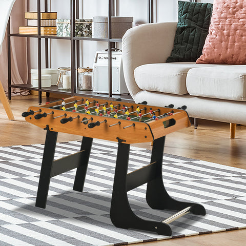 Rootz Foldable Table Football Toy - Foosball Game - Soccer Table - Space-saving Design - 98cm x 42cm x 62.5cm