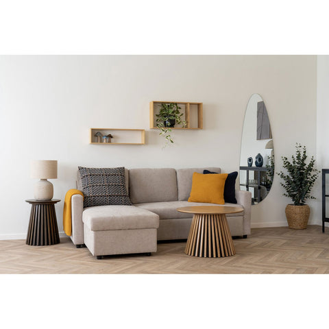 Rootz Ember Wall Shelf - Bamboo Shelf - Floating Shelf - Natural Finish - Enhances Decor - 70cm x 15cm x 19.5cm