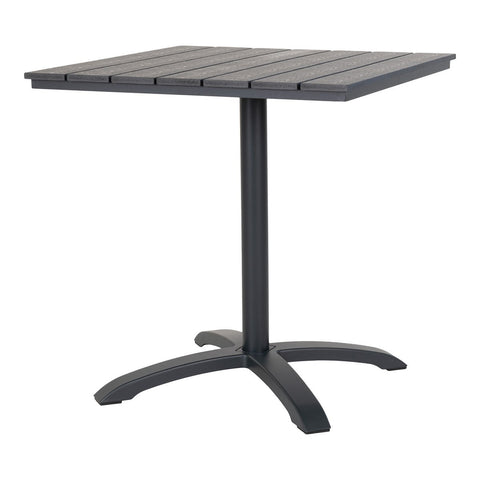 Rootz Chicago Bistro Table - Patio Table - Outdoor Dining Table - Weather-Resistant - 70cm x 70cm x 72cm