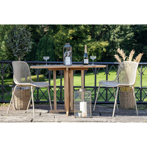Rootz 4 Piece Set Branson Garden Chair - Outdoor Chair - Patio Seating - UV-Resistant - 55x46.5x82 cm