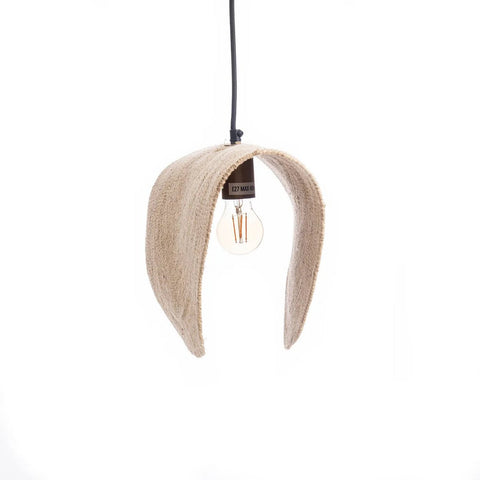 Rootz Lovalova Pendant Lamp - Natural Woven Light - Organic Hanging Light - Cosy Atmosphere - 28cm x 33cm x 61cm