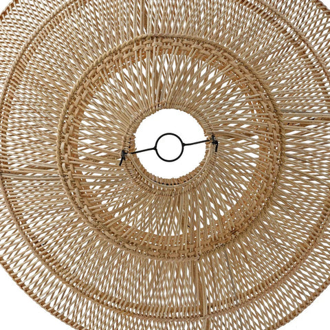 Rootz Macaron Pendant Lamp - Rattan Light - Hanging Decor - Playful Elegance - 75cm x 75cm x 30cm