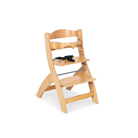 Rootz Thilo Step Chair - Adjustable High Chair - Solid Wood Chair - Grows with Child - 46cm x 64cm x 79cm