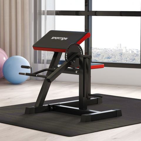Rootz Curl Bench Machine - Bicep Curl Station - Tricep Extension - Customizable Workout - 25 Angle Settings - Weight Plates - Compact Design - 105L x 95W x 80H cm