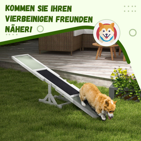 Rootz Dog Rocker for Agility Training - Dog Bouncer - Pet Balance Board - Non-Slip Surface - 180cm x 30cm x 30cm