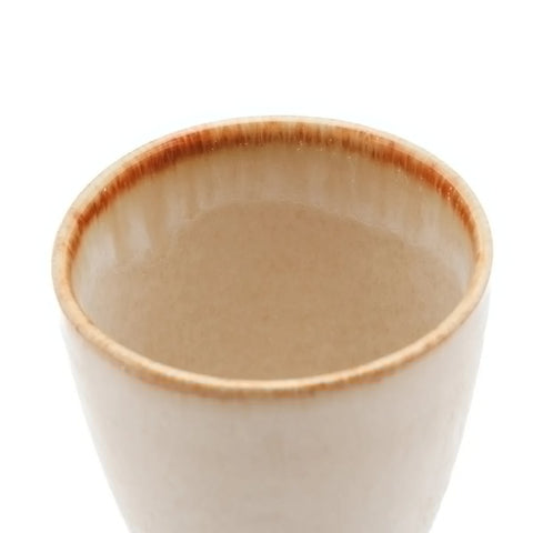 Rootz Cascais Cup Set of 6 - Ceramic Mugs - Stylish Drinkware - Chip-Proof Durability - 10cm x 10cm x 9cm