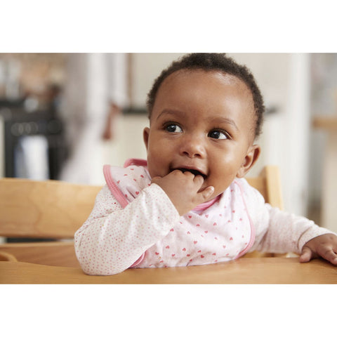 Rootz Thilo Step Chair - Adjustable High Chair - Solid Wood Chair - Grows with Child - 46cm x 64cm x 79cm