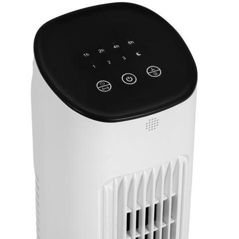Rootz Column Fan 50W - Tower Fan - Oscillating Fan - Quiet Cooling - 30 x 30 x 78 cm - Remote & Timer Included
