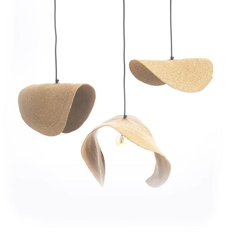 Rootz Lovalova Pendant Lamp - Woven Grass Pendant - Natural Pendant - Cozy Interior - 91cm x 91cm x 39cm