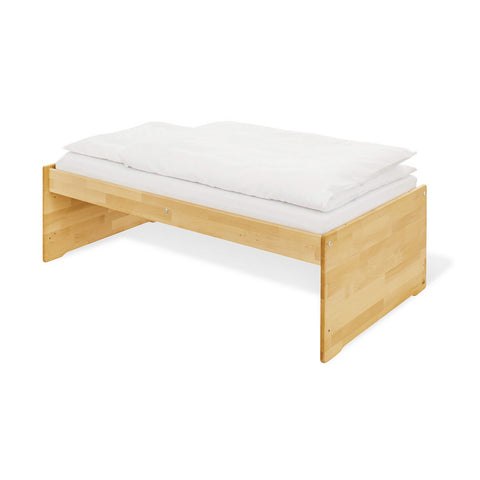 Rootz Nursery 'Natura' 3 Piece Set - Baby Furniture - Nursery Set - Solid Beechwood - Cot 144x77x80cm, Unit 140x78x101cm, Wardrobe 141x63x182cm