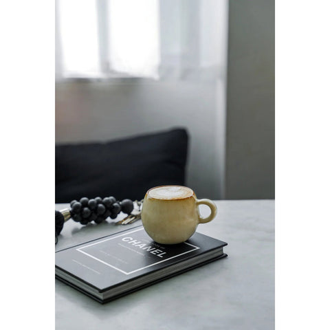 Rootz Cascais Espresso Cup Set - Ceramic Cups - Coffee Mugs - Chip-Proof - 9cm x 6cm x 5cm (Set of 6)