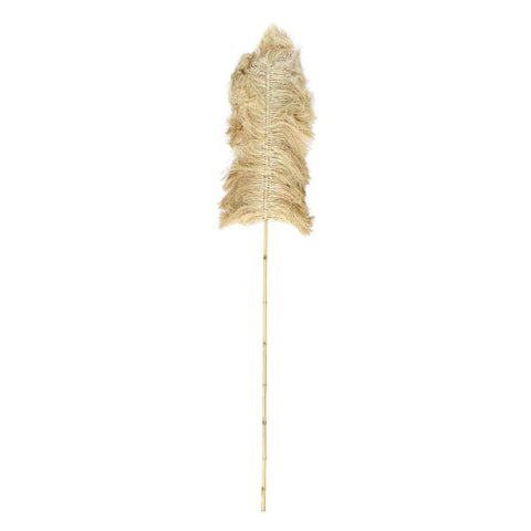 Rootz Bamboo Branch Decoration - Grass Leave - Boho Decor - Natural Beauty - 10cm x 190cm x 30cm
