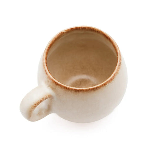 Rootz Cascais Espresso Cup Set - Ceramic Cups - Coffee Mugs - Chip-Proof - 9cm x 6cm x 5cm (Set of 6)