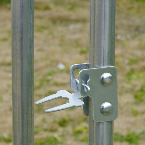 Rootz Small Animal Enclosure - Chicken Run - Outdoor Pen - Sturdy Construction - 280cm x 380cm x 197cm