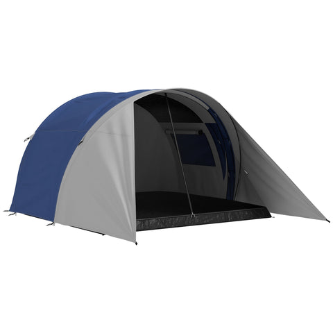 Rootz Family Camping Tent - Outdoor Tent - Backpacking Shelter - Waterproof & Ventilated - 390L x 315W x 188H cm
