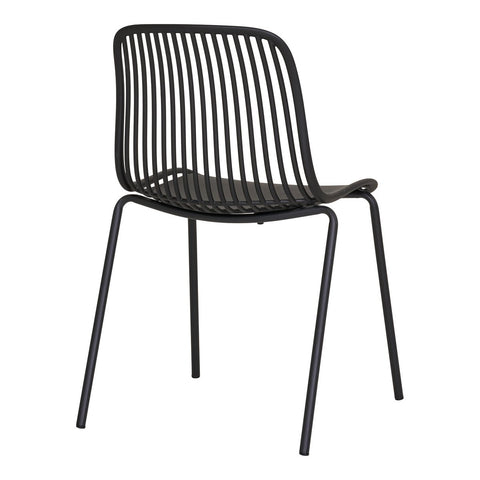 Rootz Branson Garden Chair - Outdoor Seating - Patio Chair - Durable & UV-Resistant - Stackable Design - 55x46.5x82 cm