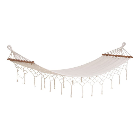Rootz Edessa Hammock - Outdoor Bed - Hanging Lounger - Comfortable Support - 200cm x 80cm x 3cm