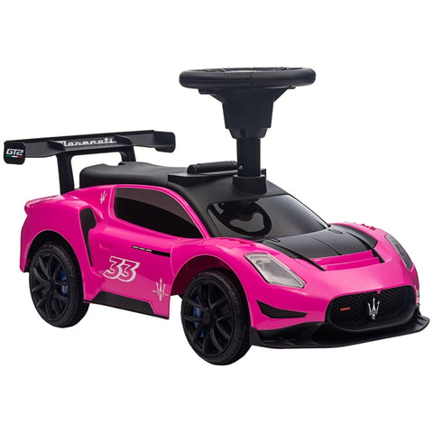 Rootz Maserati GT2 Ride-On Car - Kids Slide Car - Bobby Car - Quiet Wheels - 65L x 29W x 37H cm