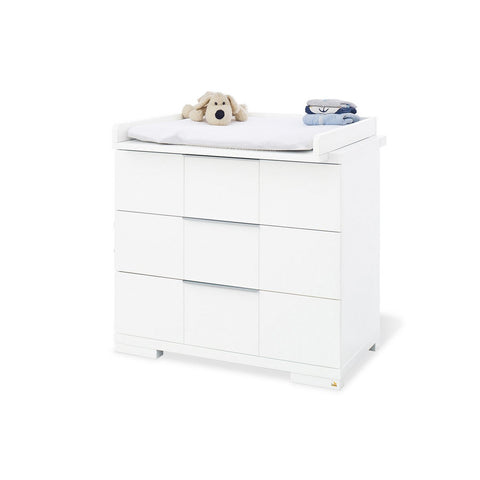 Rootz 'Polar' 2-Part Nursery Set - Cot Bed - Changing Unit - Convertible & Durable - Cot: 148x76x82cm, Mat: 140x70cm, Unit: 100x78x98cm