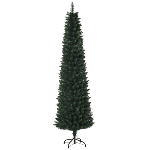Rootz Christmas Tree - Lifelike - Slim Design - Easy Assembly - 180cm Height - Ø56x180 cm - Realistic 380 Branches - Sturdy Steel Base