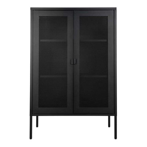 Rootz Melbourne Display Cabinet - Stylish Storage Solution - Modern Showcase - Dust Protection - 80x40x120 cm