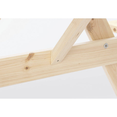 Rootz Children's Picnic Bench - Kids Outdoor Table - Solid Wood Bench - Natural Finish - 118cm x 119cm x 65cm